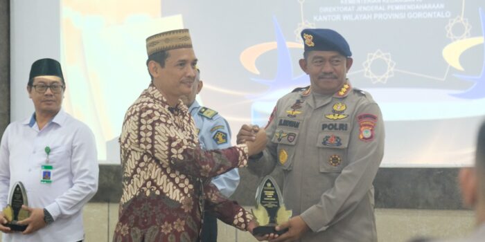 Tiga Satker di Polda Gorontalo Terima Treasury Awards dari DJPb