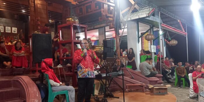 Hadiri Perayaan Imlek, Marten Taha Harap Pererat Kerukunan antar Umat Beragama