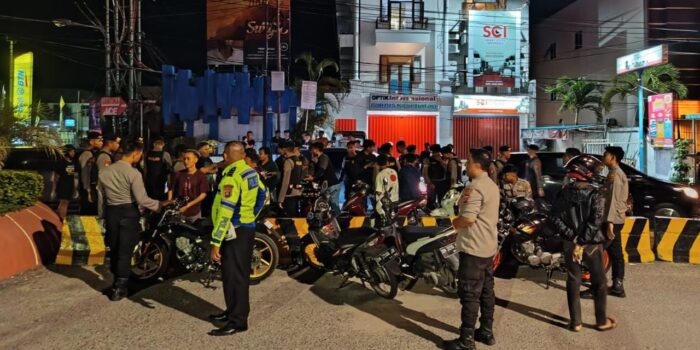 Polisi Amankan Sajam dan 21 Sepeda Motor Balap Liar
