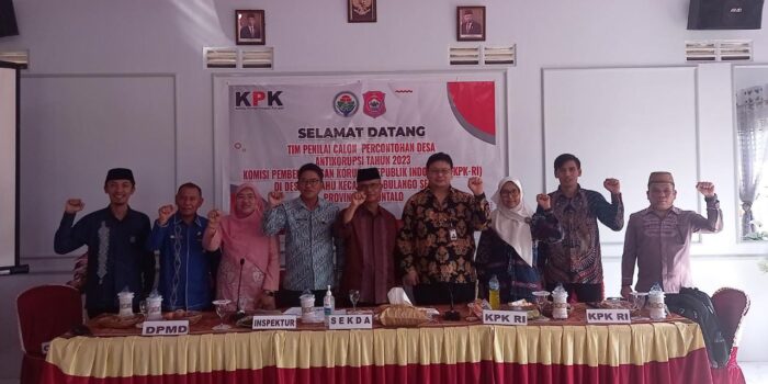 Desa Lamahu jadi Kandidat Percontohan Desa Anti Korupsi di Gorontalo