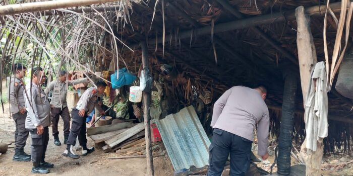 Polsek Dulupi Bongkar 6 Tempat Produksi Miras Cap Tikus