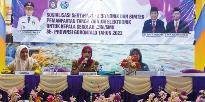 Diskominfotik Dukung Penggunaan Tanda Tangan Elektronik untuk Kepsek