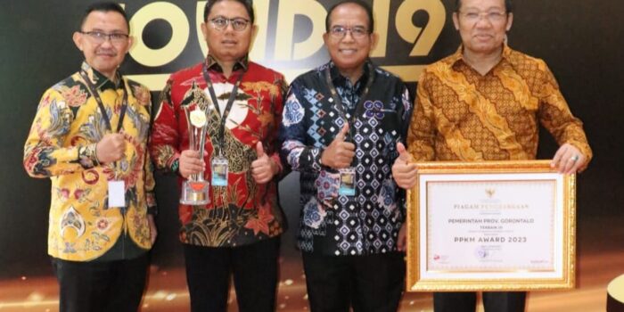 Pemprov Gorontalo Peringkat Tiga dalam PPKM Award Sulawesi