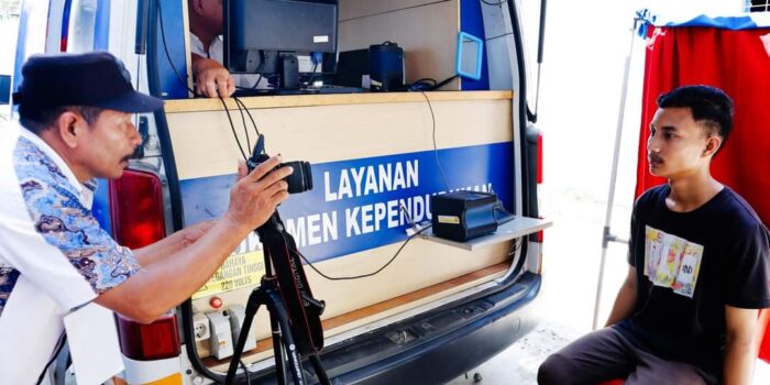 Jelang Pemilu, Narapidana di Lapas Gorontalo Lakukan Perekaman e-KTP