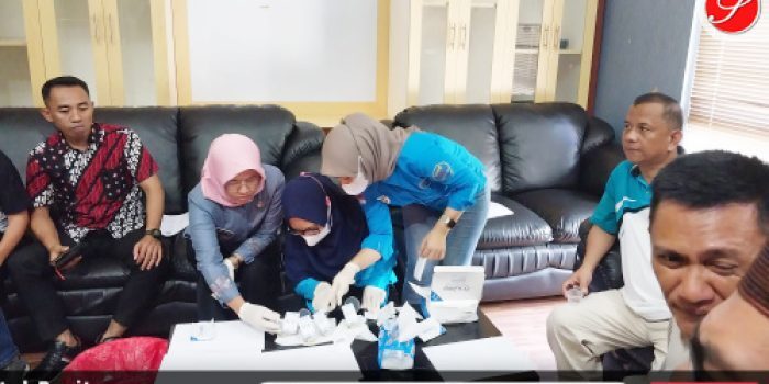 Silaturahim BNNP ke Gorut Dirangkaikan Tes Urine Pejabat