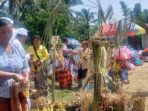 Umat Hindu di Bongo 4 Upacara Tawur Agung Kesanga Jelang Nyepi