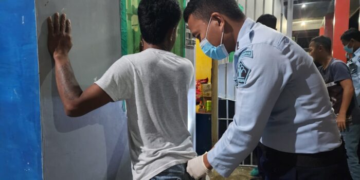 Tim Satopspatnal Geledah Kamar Hunian Napi di Lapas Pohuwato
