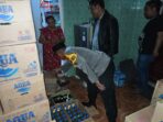 Ratusan Botol Minuman Keras Disita Polisi Dari Sejumlah Warung di Kota Gorontalo