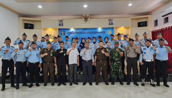 Lapas Pohuwato Gelar Deklarasi Zero Halinar Tingkatkan Keamanan