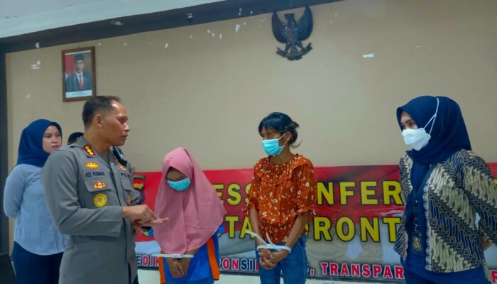 Terlibat Perdagangan Anak, 2 Wanita Di Gorontalo Dibekuk Polisi