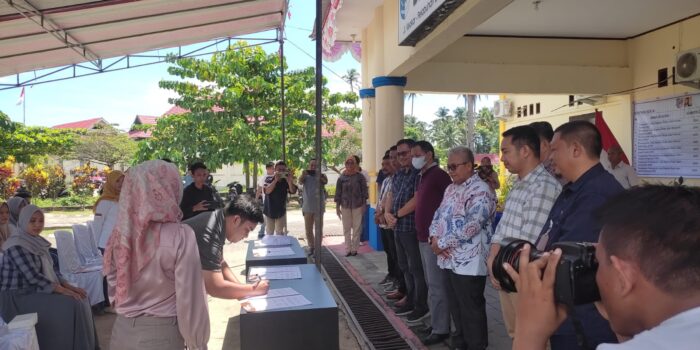 Wabup Bolmut Warning Pelaksanaan Proyek Jalan Kuala-Pontak Jangan Asal-asalan
