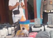 Polisi Gerebek Rumah Jadi Tempat Produksi Narkotika