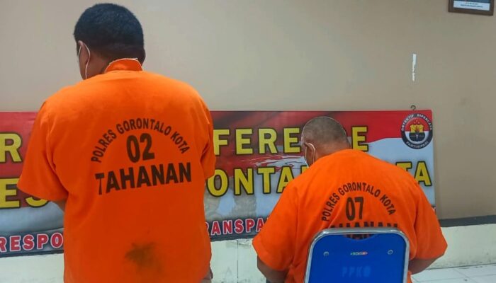 Curi 11 Sepeda Motor, Dua Spesialis Curanmor di Gorontalo Diringkus Polisi