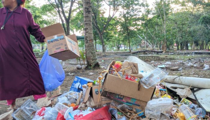 FPDL Tuntas, Sampah Berserakan di Kawasan Pentadio Resort