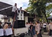 Dilarang Demo di Mapolda Gorontalo, Massa Aksi dan Oknum Polisi Adu Mulut
