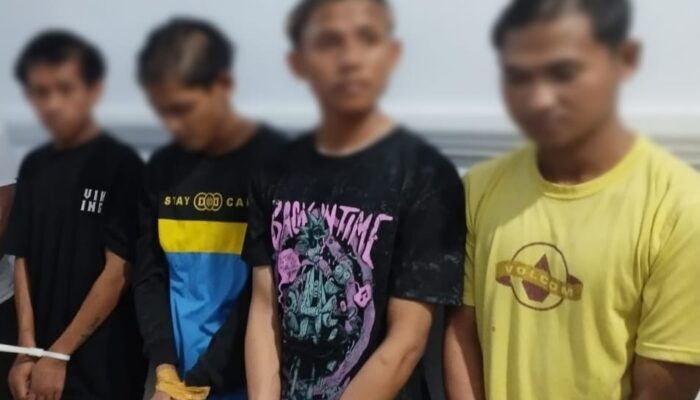 4 Terduga Pelaku Panah Wayer dan Pengeroyokan di Pohuwato Diringkus