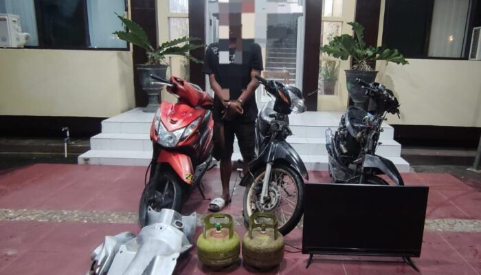 Remaja 18 Tahun di Gorontalo Curi Tabung Gas hingga Motor