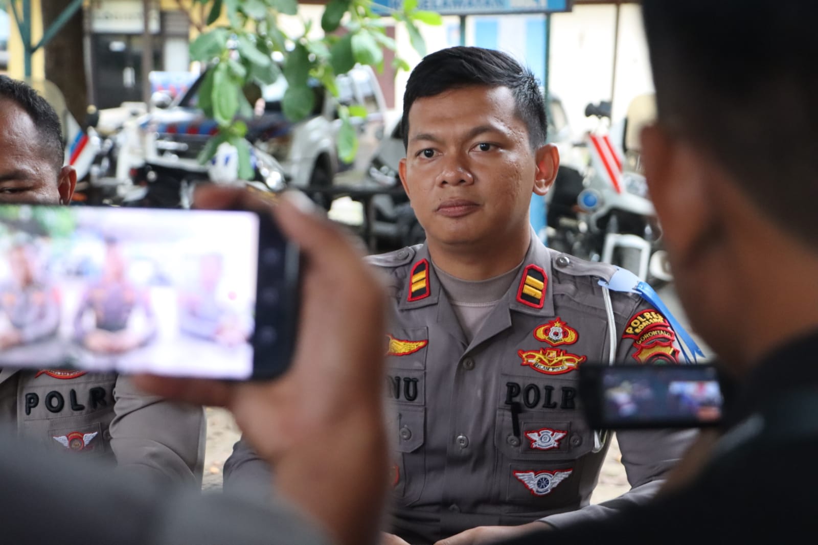 Pengendara Masuk Saluran