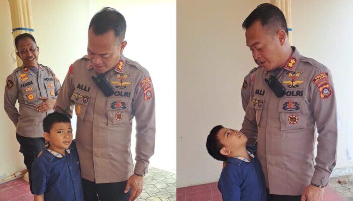 Tristan Hidayatullah, Bocah SD Penggemar Sosok Kapolres Bone Bolango