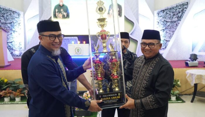 Kota Gorontalo Kembali Raih Juara Umum STQH Tingkat Provinsi