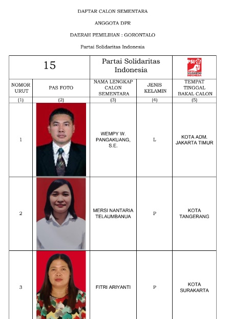Caleg DPR
