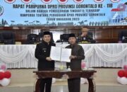 Deprov Gorontalo Tetapkan Perda APBD Perubahan Pemprov 2023