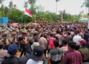 7 Polisi Luka-luka Akibat Kericuhan Demo Tolak PT GM di Bone Raya