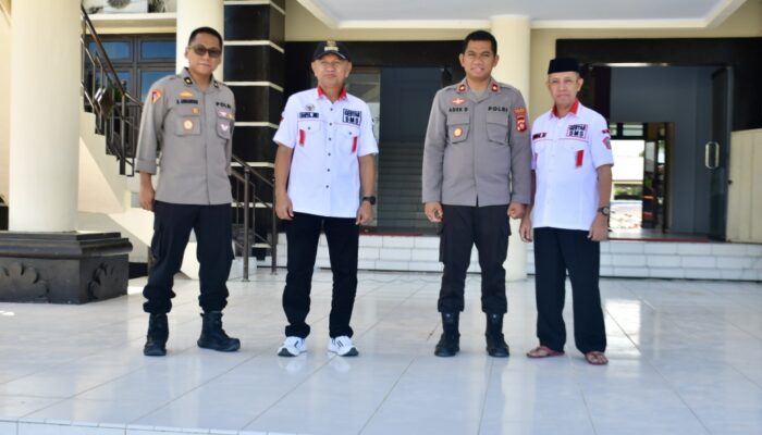 Jadi Lokasi Upacara HUT RI, Bupati Cek Kesiapan Lapangan Polres Pohuwato