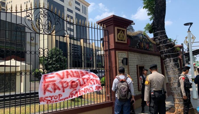 PB HPMIG Demo di Mabes Polri, Minta Evaluasi Kapolda Gorontalo