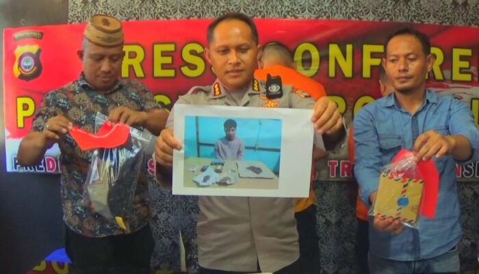 Dua Pria di Gorontalo Diringkus Polisi Atas Kepemilikan Ganja