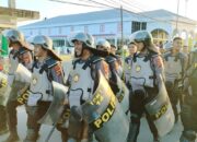 Personel TNI-Polri Patroli Keamanan Pasca Kerusuhan di Pohuwato