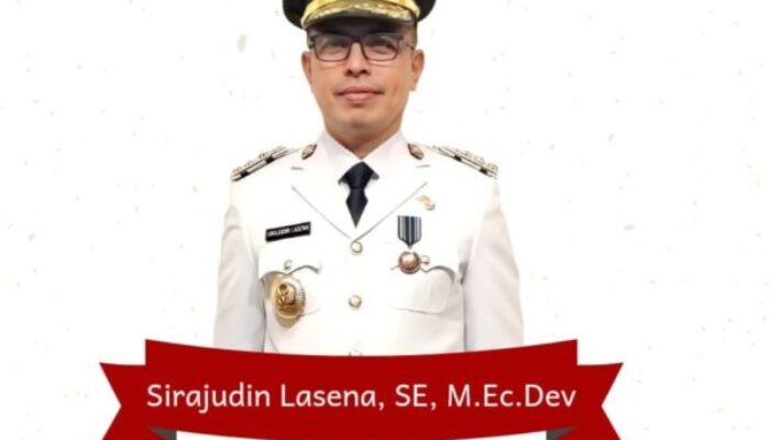 Sirajudin Lasena Resmi jadi Penjabat Bupati Bolmut