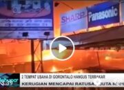 Video Kebakaran Rumah Makan dan Toko Gorden di Gorontalo