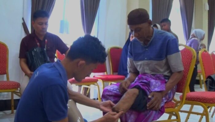 Kisah Pilu Nasir Minabari, Kakinya Diamputasi Usai Kecelakaaan Kerja