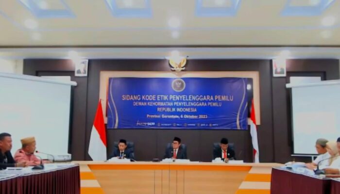 DKPP Gelar Sidang Dugaan Pelanggaran KEPP Bawaslu Provinsi Gorontalo