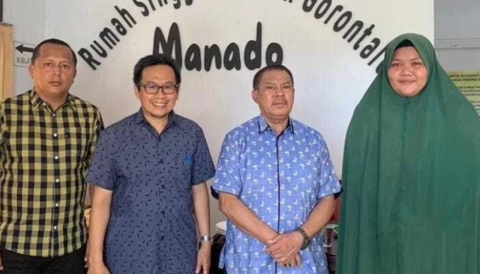 Paris Jusuf Sambangi Rumah Singgah Pasien Gorontalo di Manado