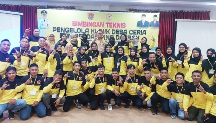 Bupati Thariq Hadiri Bimtek Pengelola Klinik Desa Ceria