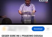 Cek Fakta: Capres Prabowo Terlibat Pencucian Uang Rp47 Triliun
