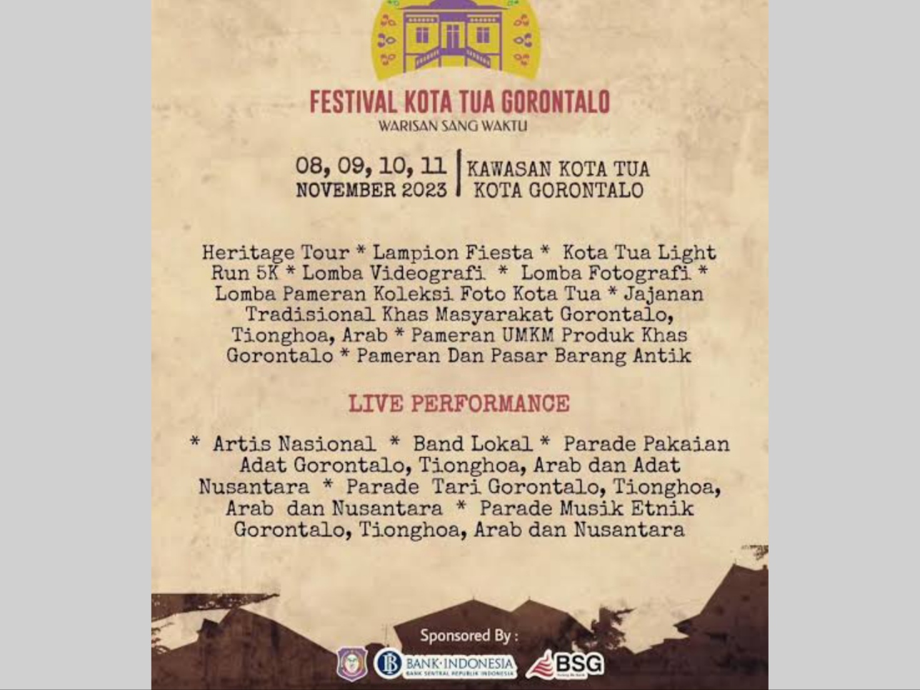 Gorontalo Festival Kota Tua