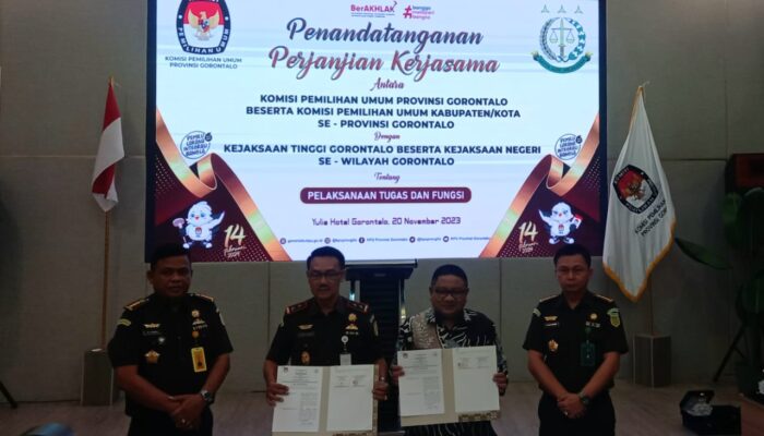 KPU dan Kejaksaan di Gorontalo Kerja Sama Penegakan Hukum Pemilu