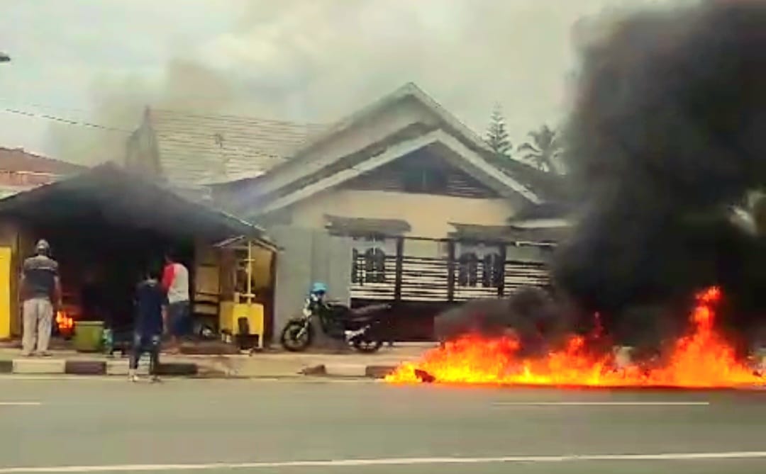Kebakaran Bengkel Gorontalo