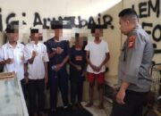 Polsek Kota Barat Ciduk 5 Siswa SMP Sedang Asyik Ngelem