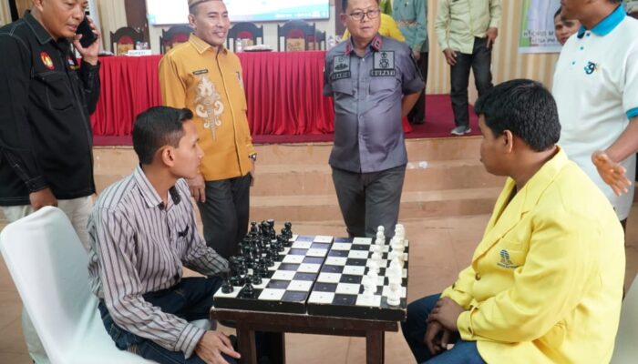 Bupati Gorontalo Utara Buka Turnamen Catur dan Tenis Meja