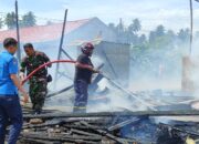 Warung Makan Samping Sekret Golkar Pohuwato Ludes Terbakar
