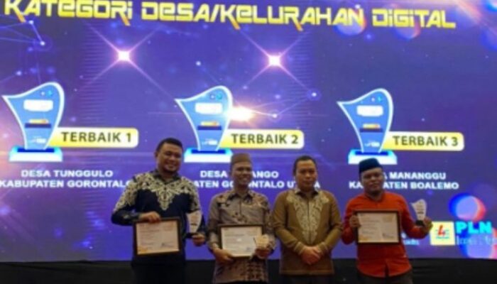 Desa Tunggulo Raih Prestasi Desa Digital Terbaik
