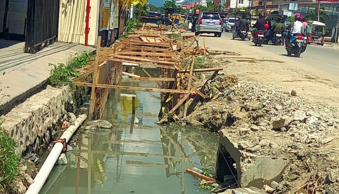 Progres Pengerjaan Jalan Nani Wartabone Baru 70 Persen