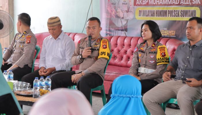 Kapolres Bone Bolango Ajak Warga Awasi Penggunaan Sepeda Listrik