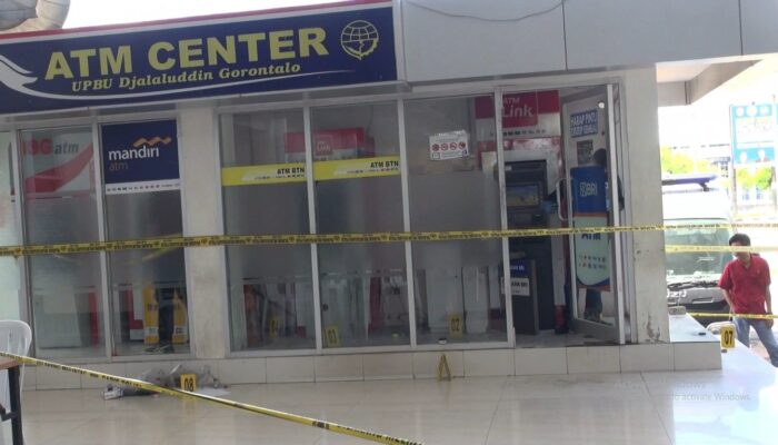 Dua Mesin ATM di Bandara Djalaluddin Gorontalo Dibobol