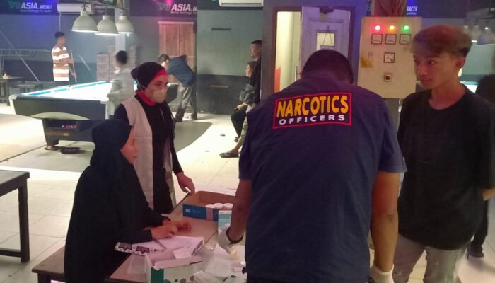 BNN Kota Gorontalo Gelar Razia, 25 Orang Dites Urine