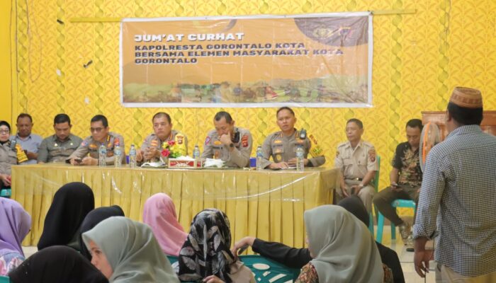 Resah dengan Money Politik, Warga Curhat ke Kapolresta Gorontalo Kota